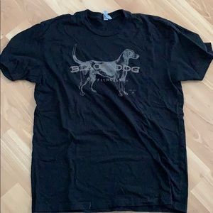 black dog coffee house t-shirt.